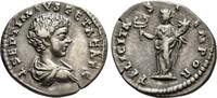 Roman Imperial. AR Denarius. Geta as Caesar, -