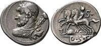 Roman Republican AR Denarius TI. QUINCTIUS. -