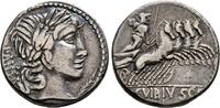 Roman Republican AR Denarius C. Vibius C.f. Pansa. -