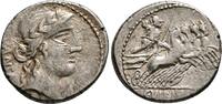 Roman Republican AR Denarius C. Vibius C.f. Pansa. -
