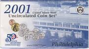 United States  2001 U.S Philadelphia Mint Uncirculated 10 Coin Set (G10)