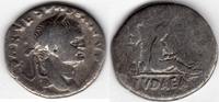 ROMAN EMPIRE 69-79 AD ancient Roman silver denarius Judea Capta Vespasian
