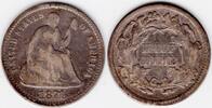 United States 1871 1871 US silver half dime (A8)  90,18 EUR  + 38,65 EUR frais d'envoi
