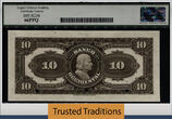 Welt Banknoten 10 COLONES 1925 EL TT PK S196s SALVADOR  SCARCE SPECIMEN LCG 66 PPQ FINEST KNOWN A VERY SCARCE SPECIMEN ONLY TWO PIECES CERTIFIED AND THIS IS THE FINEST GRADE AVAILABLE