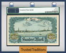 Welt Banknoten 100 MARK 1922 TT PK 9 MEMEL / FRENCH ADMINISTRATION - POST WWI  PMG 66 EPQ GEM! FDC!