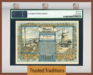 Welt Banknoten 75 MARK 1922 TT PK 8 MEMEL / FRENCH ADMINISTRATION - POST WWI  PMG 67 EPQ SUPERB! SUPERB FDC!