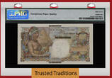 Welt Banknoten FRANC 1960 TT PK 30b SAINT PIERRE & MIQUELON 1 NOUVEAU  PMG 67 EPQ SUPERB GEM UNC SUPERB FDC WITH ONLY FOUR PIECES GRADED FINER BY PMG