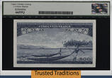 Welt Banknoten 500 FRANCS 1960 TT PK 14a GUINEA  PCGS 66 PPQ GEM NEW ONLY ONE GRADED FINER BOLDLY PRINTED ON CRISP ORIGINAL PAPER! STUNNING PIECE!