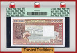 Welt Banknoten 10000 FRANCS 1983 TT PK 709Kf WEST AFRICAN STATES  PCGS 67 PPQ RARE NONE FINER! SUPERB GEM NEW! A RARE BANKNOTE IN DESIRABLE CONDITION WITH NONE FINER ACCORDING TO PMG POPULATION REPORT!