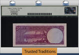 Welt Banknoten 1 LIRA TT PK 135 1930 TURKEY  BOLD COLORS LCG 67 PPQ SUPERB GEM NEW TIED AS BEST HIGHLY DESIRED SCARCE NOTE WITH ONLY THREE AT 67 AND NONE GRADED FINER!