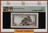 Welt Banknoten 1958 TT PK 2cts NIGERIA 5/ SHILLINGS COLOR TRIAL PMG 68 EPQ SUPERB MONSTER GEM FINEST KNOWN! STUNNING SUPERB FDC. NEAR PERFECTION! LOVELY HIGH GRADE SPECIMEN!