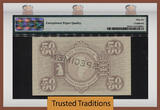 Welt Banknoten 50 KRONER TT PK 20s 1953-67 GREENLAND  "SPECIMEN" PMG 66 EPQ GEM NONE FINER! FDC!