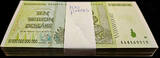 Welt Banknoten  TT PK 88 2008 ZIMBABWE 10 TRILLION DOLLARS 100 NOTES PACK CHOICE UNCIRCULATED FDC- PACK OF 100 NOTES