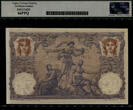 Welt Banknoten 1000 FRANCS TT PK 31 1942-43 TUNISIA  ON 100 FRANCS LCG 66 PPQ GEM ONLY ONE FINER JUST A STUNNING EXAMPLE AND ONLY ONE GRADED FINER!