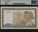 Welt Banknoten 43 FRANCE 1941-43 TT PK 95b 1941- 500 FRANCS LCGS 68 PPQ SUPERB GEM NEW 2 OF 2 SEQUENTIAL 2 OF 2 EXAMPLE WITH SEQUENTIAL SERIAL NUMER! LOOK FOR THE SISTER NOTE! NEAR PERFECTION!