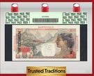 Welt Banknoten 100 FRANCS TT PK 31s 1947-49 MARTINIQUE  BOURDONNAIS PCGS 66 PPQ GEM TOP POP GEM NEW!