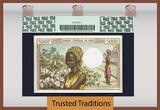 Welt Banknoten 5000 FRANCS TT PK 14c 1972-84 MALI BANQUE CENTRALE  PCGS 67 PPQ SUPERB GEM NEW SUPERB GEM NEW. ONLY ONE AT 67 GRADE LEVEL WITH ONLY ONE FINER BY PMG POPULATION REPORT.