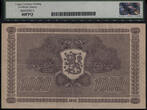 Welt Banknoten 1000 MARKKAA TT PK 90 1948 FINLAND  SCARCELY GRADED RARELY AVAILABLE LCG 40 PPQ SUP EXAMPLE ONLY A TOTAL OF 17 GRADED BY PMG. SCARCE BANKNOTE IN ANY GRADE!