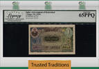 Welt Banknoten 1 RUPEE TT PK S272f INDIA SCARCE LCG 65 PPQ NONE FINER 1 OF 2 SEQUENTIAL # -
