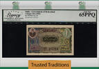 Welt Banknoten 1 RUPEE TT PK S272f INDIA SCARCE LCG 65 PPQ NONE FINER 2 OF 2 SEQUENTIAL # -