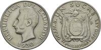 1 Sucre 1930 Ecuador  stgl. / Kabinettstück