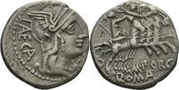 Italien Republik Denar M. Porcius Laeca -