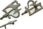 England Geometrische Scheibenfibel Axtfibel -