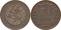 2 1/2 Cents 1877 Holland Koninkrijk der Nederlanden Willem III, 1849 - 1890 Vorzüglich