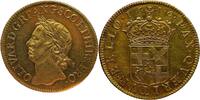 United Kingdom Hammered Gold Gold Broad 20 Shillings Oliver Cromwell Very Rare -