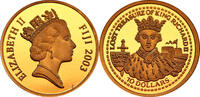 United Kingdom Modern gold coins 2003 10 Dollars Fiji Gold King Richard ... 155,72 EUR  + 14,00 EUR frais d'envoi