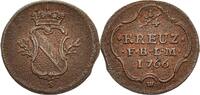 BADEN-DURLACH Ku.-1/4 Kreuzer 1766 Karl Friedrich, 1738/1746-1811. Ku.-1... 25,00 EUR  + 9,90 EUR frais d'envoi