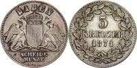 BADEN-DURLACH 3 Kreuzer 1871 Friedrich I., 1852/1856-1907. 3 Kreuzer 187... 45,00 EUR  + 9,90 EUR frais d'envoi