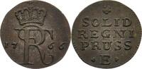 Preussen Schilling 1766 Friedrich II., 1740-1786. Schilling 1766 E, Köni... 55,00 EUR  + 9,90 EUR frais d'envoi