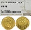 HABSBURG Josef II, Dukat 1787 A, Wien. NGC AU 58 Dukat 1787A NGC AU 58