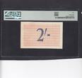 Jersey 2 Shillings PMG 50 1941 P.4a UNC-