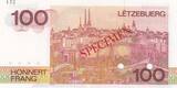Luxembourg 100 Francs SPECIMEN 1980 P.57S UNC