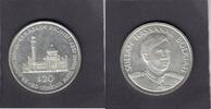 Brunei 20 Dollar SULTAN BOLKIAH (rare) 1987 KM.32 PROOF