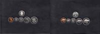 Netherlands 8,90 Gulden SET(5) KM.202-06. -