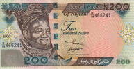 Nigeria 200 Naira 2000 P.29 unz 7,50 EUR  + 5,50 EUR frais d'envoi