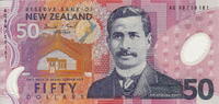 New Zealand 50 Dollar(plastic) 1999 P.188a unz 95,00 EUR  + 5,50 EUR frais d'envoi