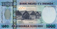 Rwanda 1.000 Francs 2008 P.35 unz 7,50 EUR  + 5,50 EUR frais d'envoi
