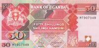 Uganda 50 Shillings 1997 P.30c unz 2,00 EUR prix TTC + 5,50 EUR frais d'envoi