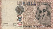 Italy 1.000 Lire 1982 P.109a XF 2,50 EUR prix TTC + 5,50 EUR frais d'envoi