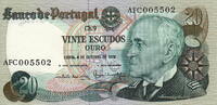 Portugal 20 Escudos P.176b -