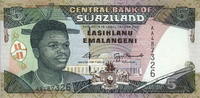 Swaziland 5 Emalangeni 1995 P.23 unz 9,50 EUR  + 5,50 EUR frais d'envoi