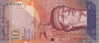 Venezuela 10 Bolivares P.90 -