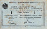 German East Africa 1 Rupie 1915 P.7b VF 70,00 EUR prix TTC + 5,50 EUR frais d'envoi