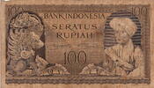 Indonesia 100 Rupiah damage P.46 -