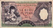 Indonesia 1.000 Rupiah P.62 -