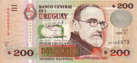 Uruguay 200 Pesos 2006 P.89 unz 30,00 EUR  + 5,50 EUR frais d'envoi